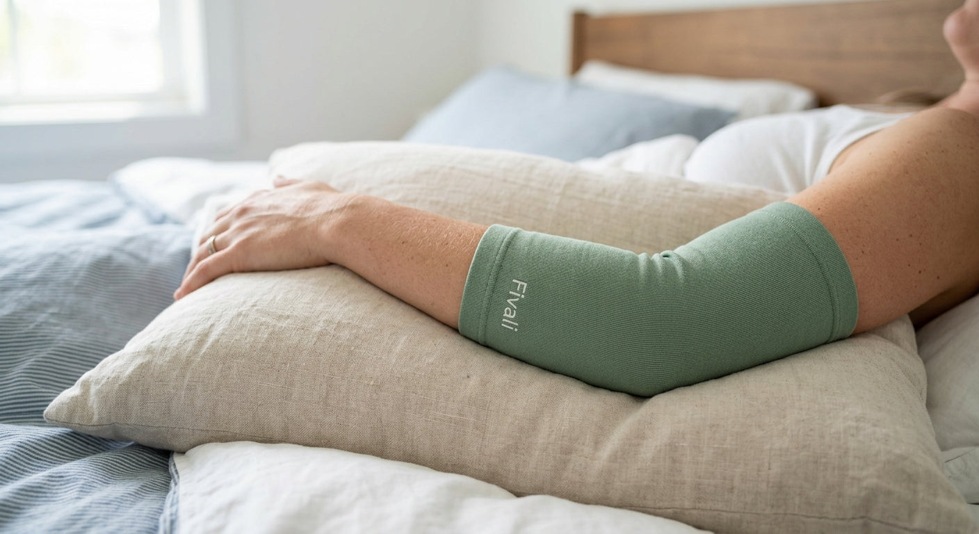 Can I sleep with my tennis elbow brace?