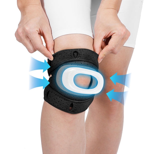 Fivali Patella Knee Brace-KBF064-01-Black-S/M