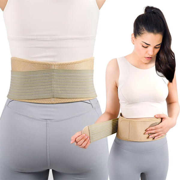 Fivali Adjustable Back Supports Belts-BBF067-01-Beige