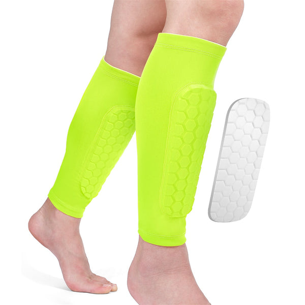 Fivali Football Leg Sleeves-KBF071-01-Yellow-M