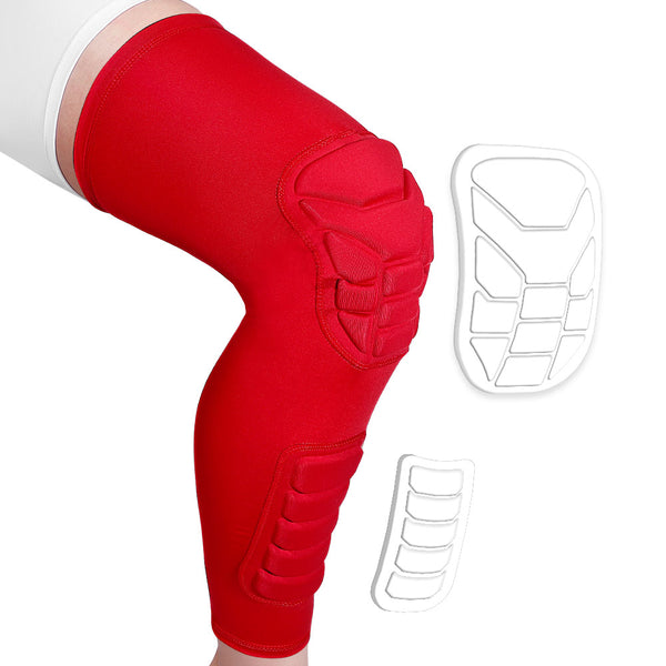 Fivali Football Knee Pads-KBF023-17-Red-M