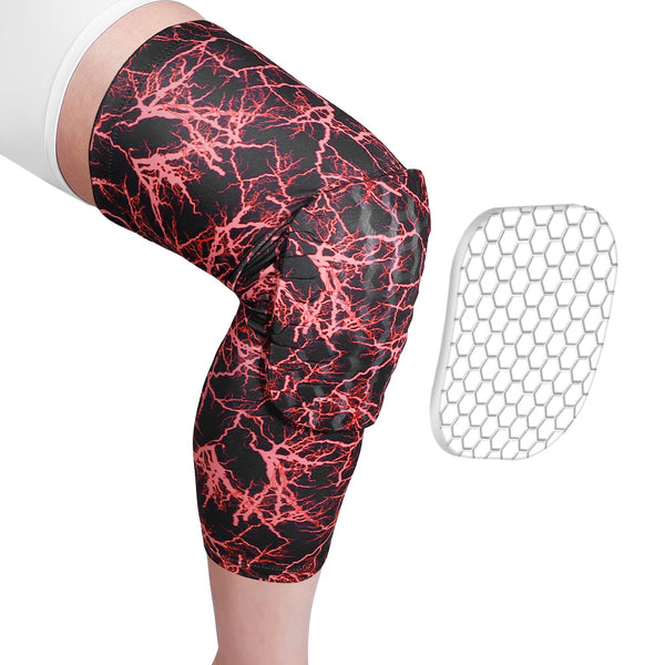 Fivali Sports Leg Sleeve-KBF023-18-Red-M