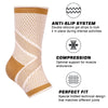Fivali Ankle Sleeve-ABF082-01-Beige-M