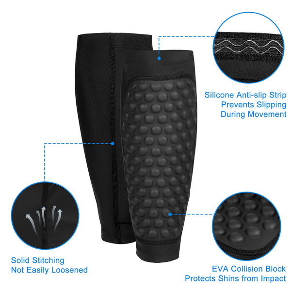 Fivali Compression Leg Sleeves-KBF044-02-Black-XL