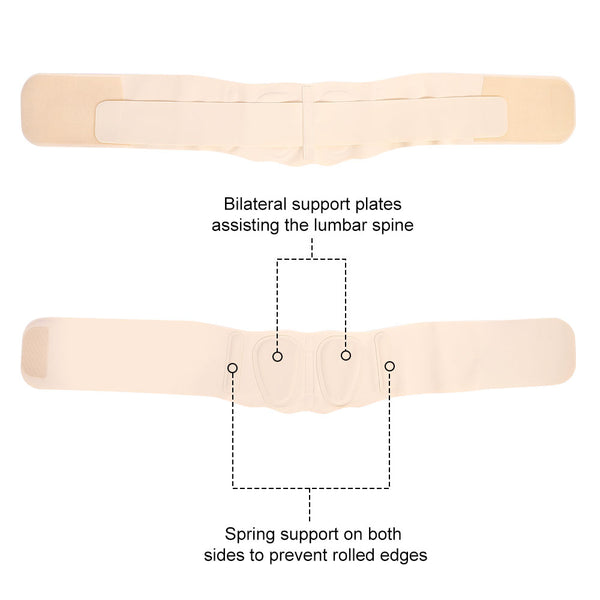 Fivali Lower Back Brace-BBF065-02-Beige-S