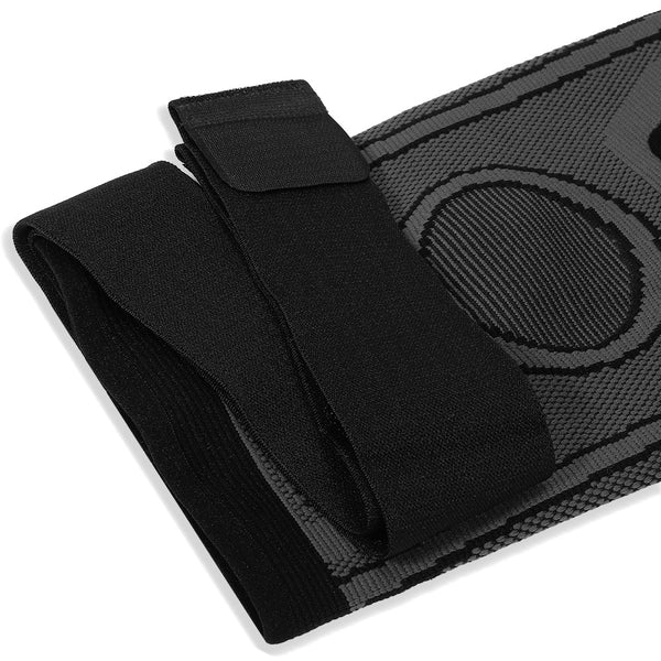 Fivali Adjustable Compression Knee Sleeves-KBF001-Black-01-L