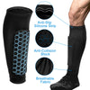 Fivali Football Leg Sleeves-KBF071-01-Black-XL