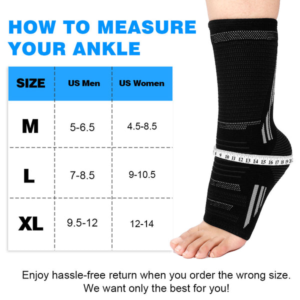 Fivali Ankle Support for Sports-Shoe Size