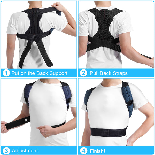 Fivali Back Supporter -BBF035-04-Blue-Wear