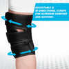 Fivali Hinged Knee Brace-KBF043-01-Black-01