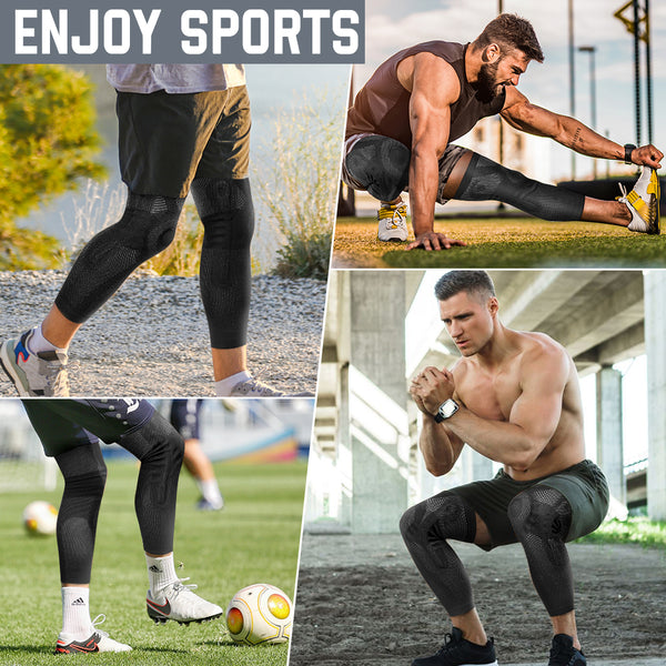 Fivali Compression Football Knee Sleeves 2 Pack FKR05