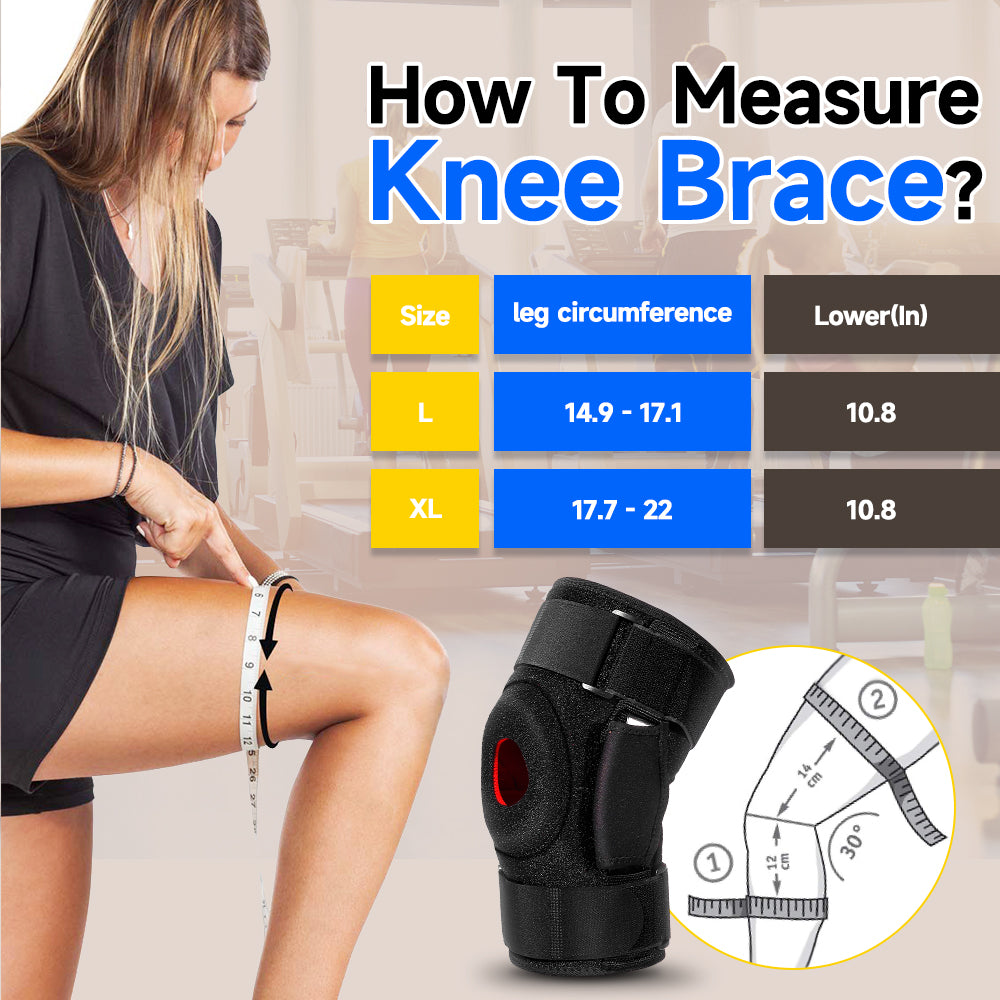 Fivali Hinge Knee Brace for Pain-Size