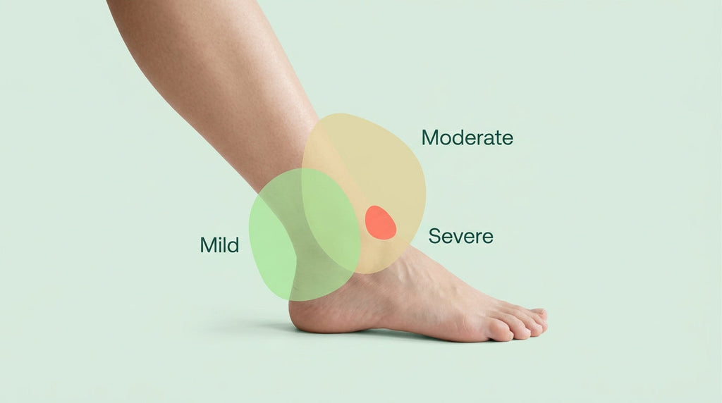 How to Identify Mild Moderate and Severe Ankle Sprains