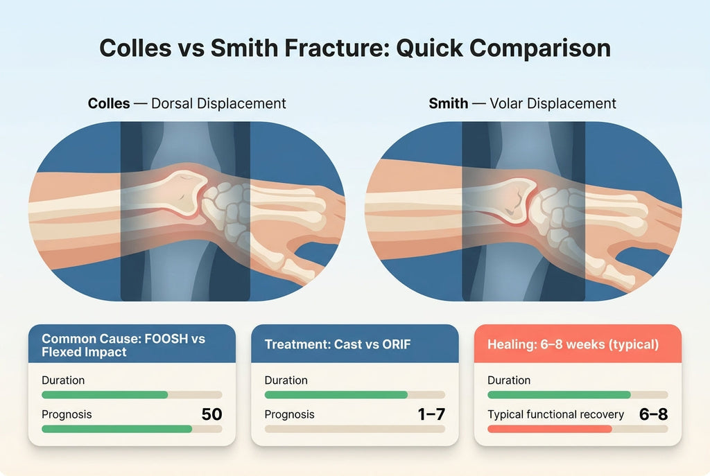 Colles and Smith Fractures