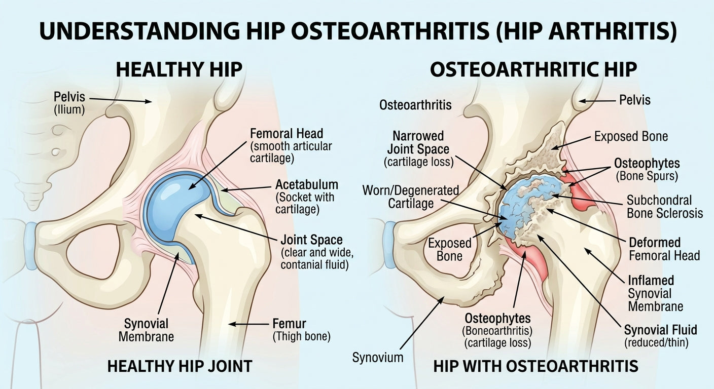 Hip Arthritis and Osteoarthritis