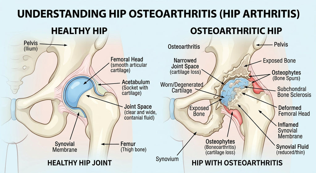 Hip Arthritis and Osteoarthritis