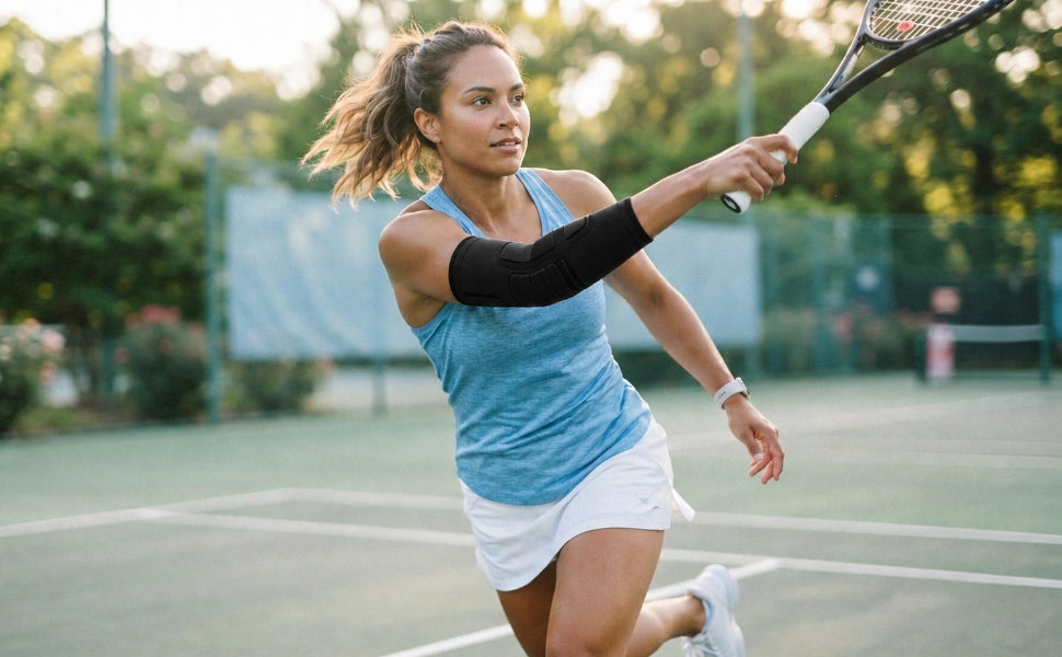 Beyond Compression Evaluating Tennis Elbow Braces for Impact Protection & Activity Support