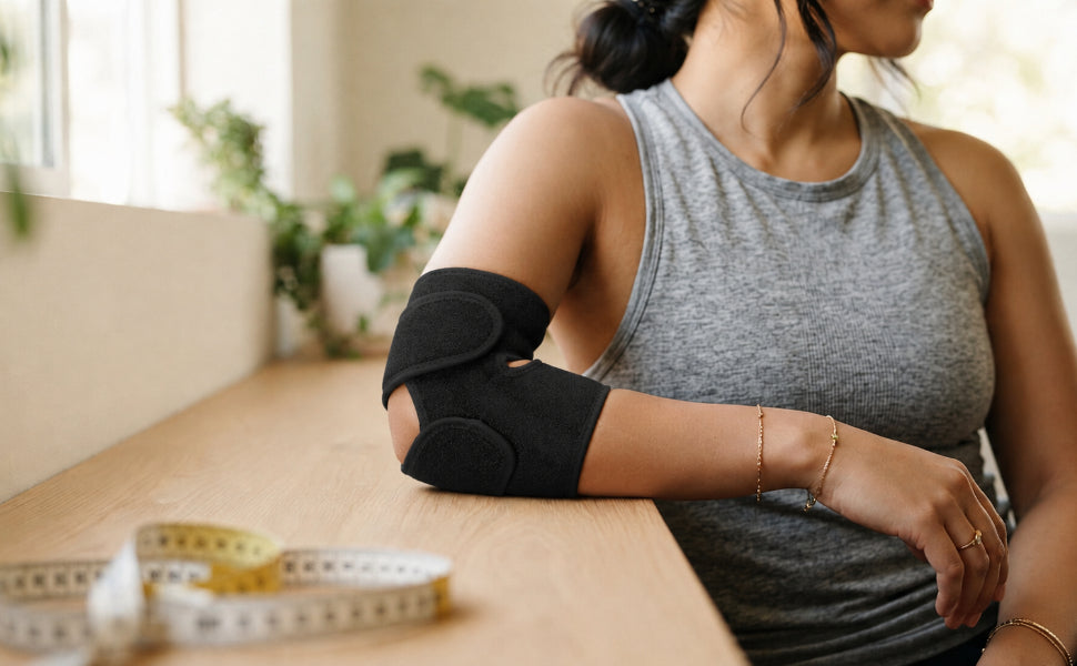Getting the Perfect Fit A Buyer's Guide to Fivali Elbow Brace Sizing & Adjustability for Bursitis