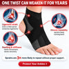Fivali Adjustable Ankle Compression Sleeve Ankle Wrap 2 Pack FAR04