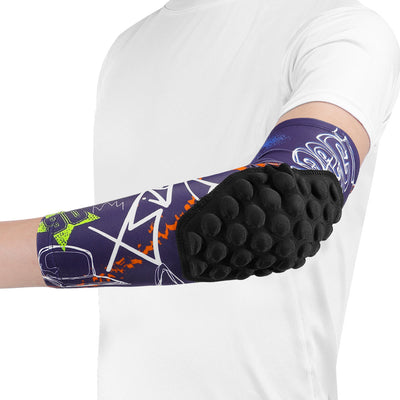 Fivali Sports Elbow Braces for Kids-EBF044-02-Pink-Purple