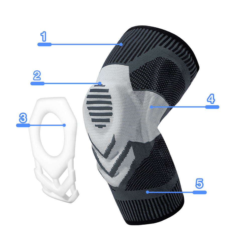 Fivali Compression Knee Brace for Pain-A