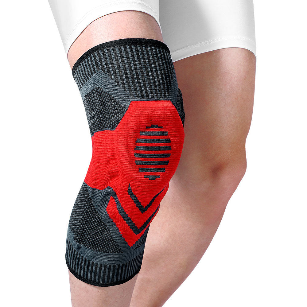 Fivali Compression Knee Brace for Pain-KBF001-Red-03 