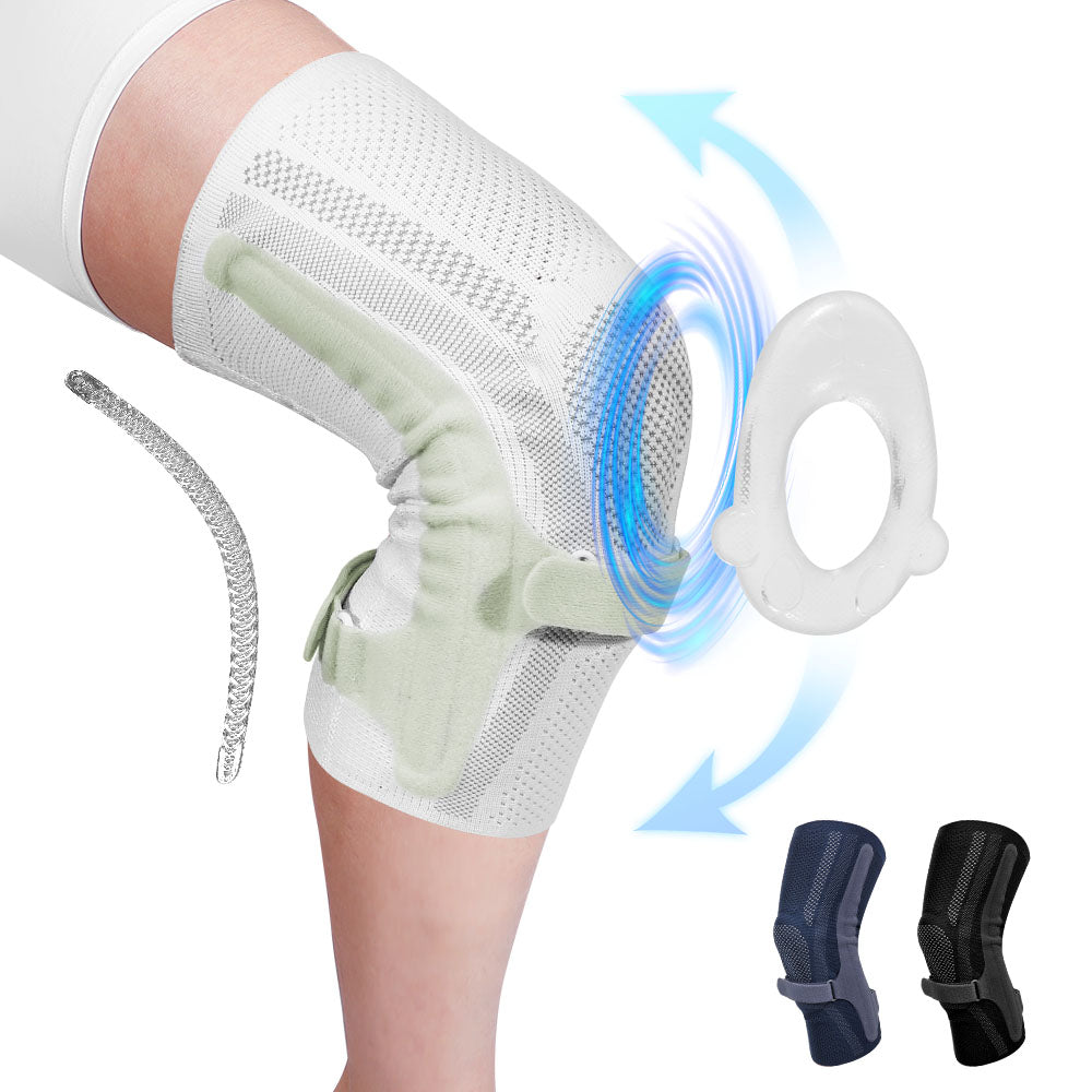 Patellar Protection Sport Knee Brace Support with Muscle and Patella Protection – Fivali