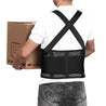 Fivali Back Belt with Detachable Shoulder Straps-BBF036-01-Black