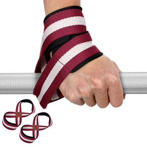Fivali Wrist Wraps Lifting for Intense Activities Reducing Strain - 2 Pack