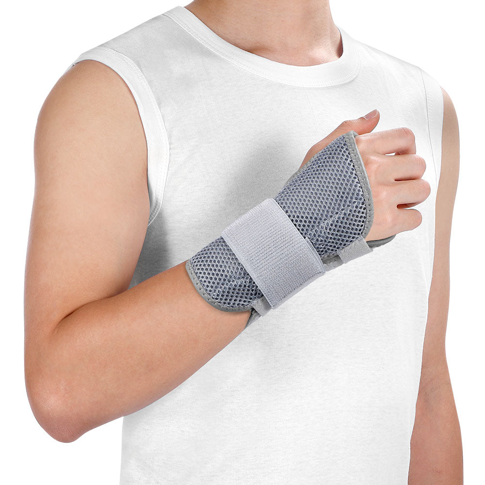 Fivali Sprained Wrist Brace-WBF052-01-Grey-Right-S