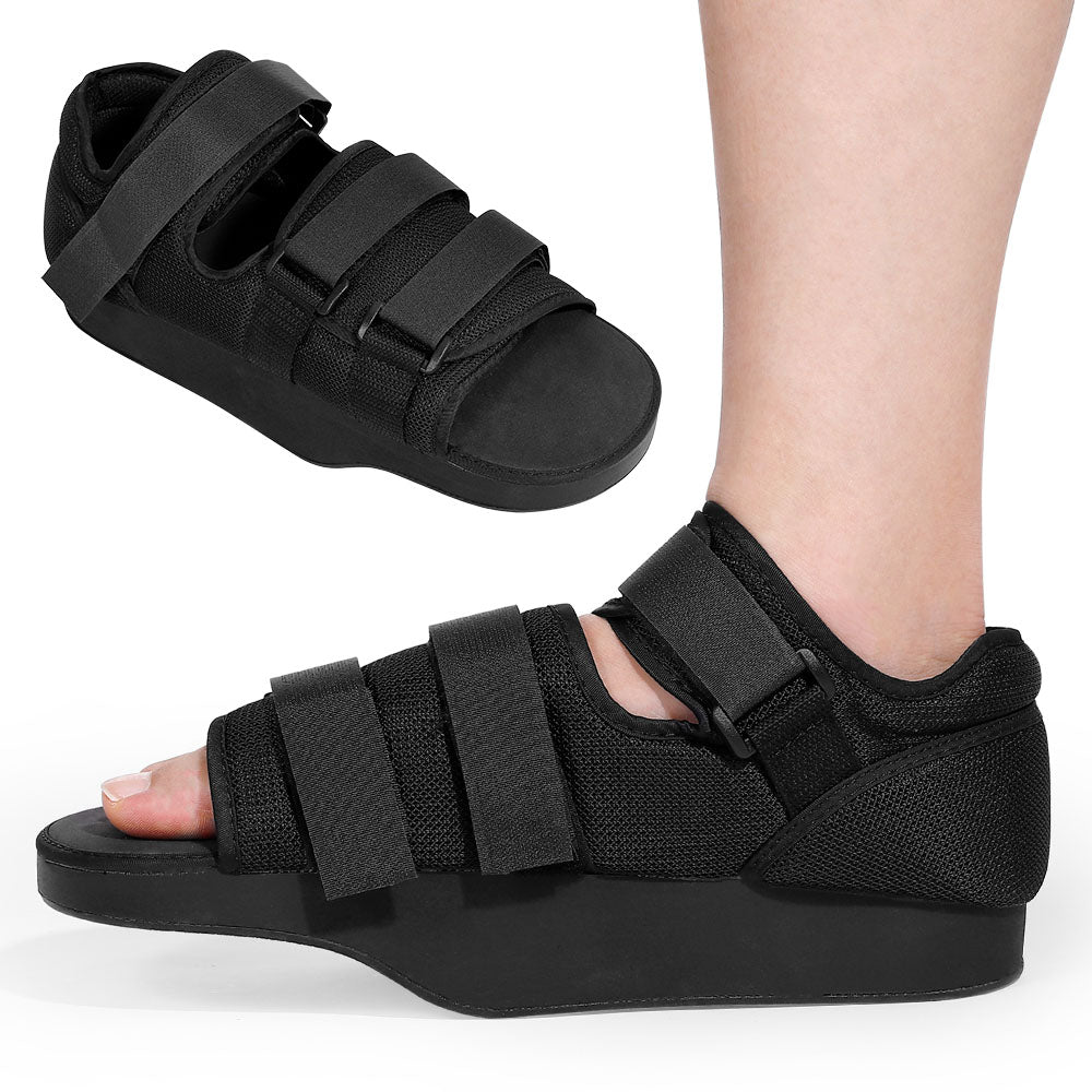 Fivali Ankle Support for Walking-ABF066-02-Black-Forefoot-S