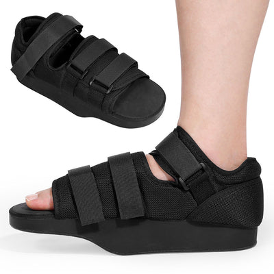 Fivali Ankle Support for Walking-ABF066-02-Black-Forefoot-S