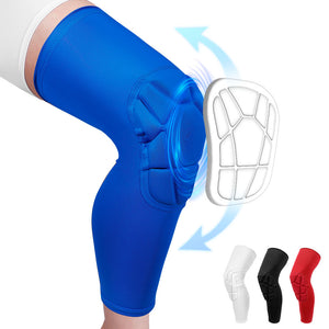 Fivali Football Leg Sleeves with Pad and Anti-slip – 2 Pack