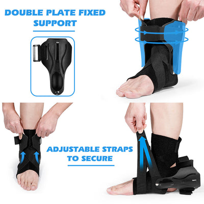 Fivali Ankle Stabilizer Brace-ABF031-Grey-01-Adjust