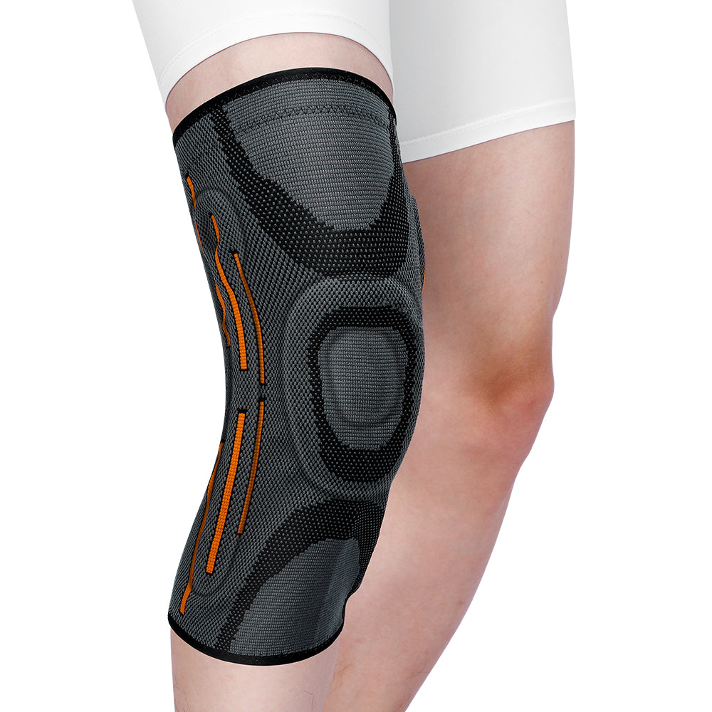 Fivali Compression Running Knee Brace for Pain with Gel Pad and Support - 2 Pack