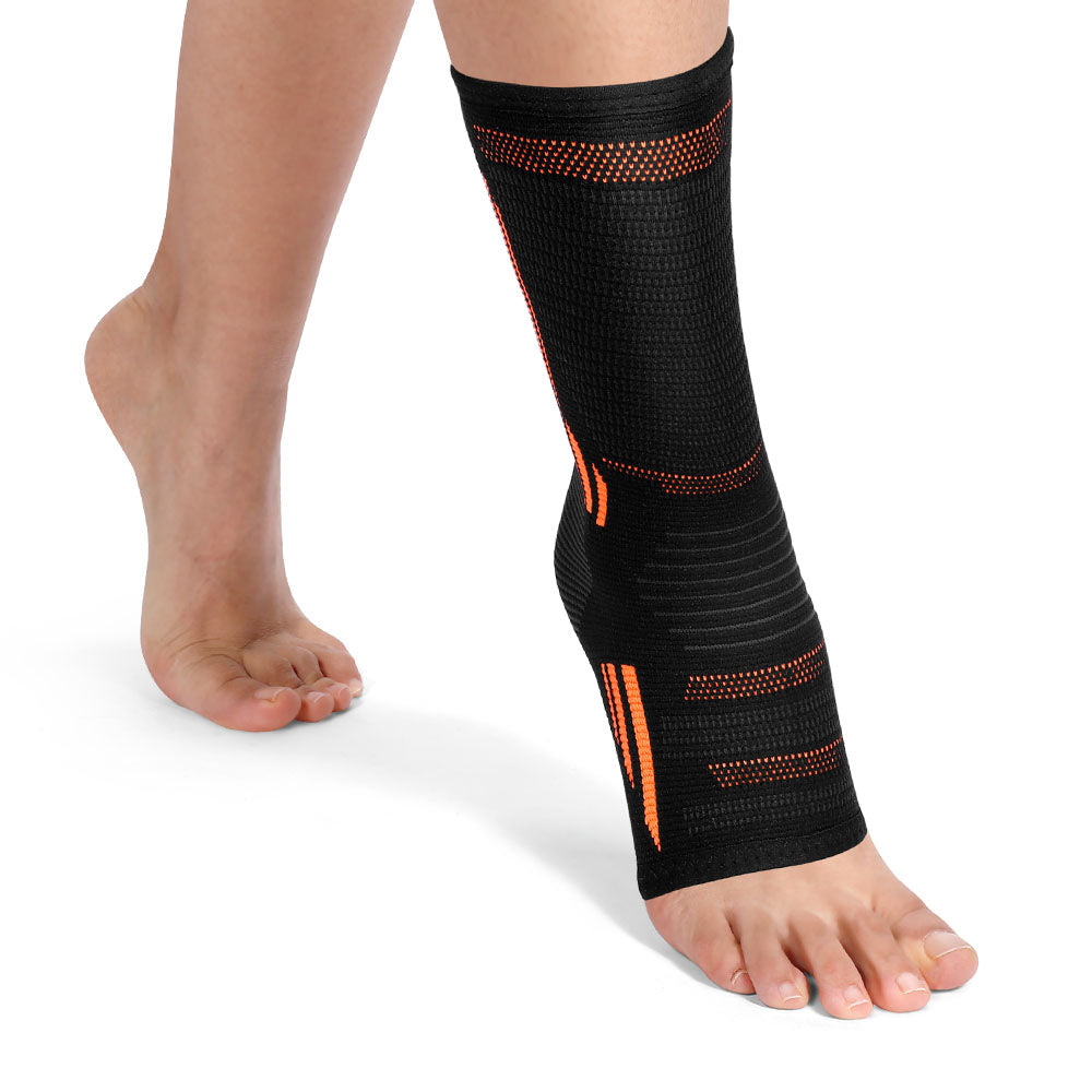 Fivali Ankle Support for Sports with Knitted Fabric - 2 Pack