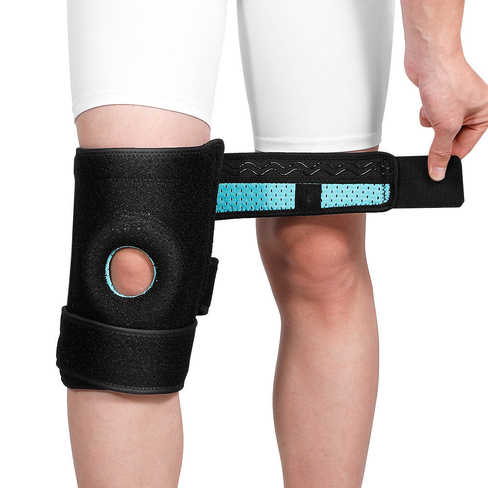 Spring Knee Support Knee Brace for Sports with Spring Support and Eva Pad – Fivali