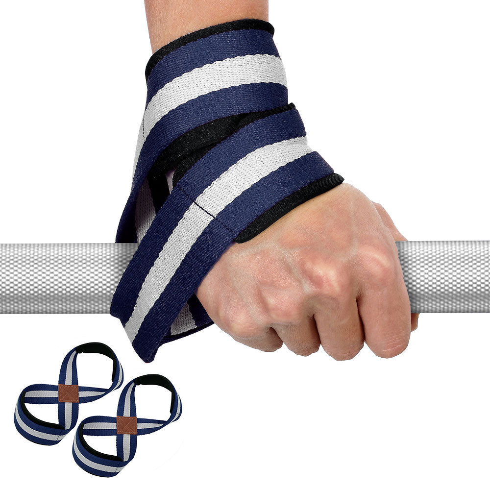 Fivali Wrist Wraps Lifting-WBF045-01-Blue