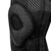 Fivali Compression Football Knee Sleeves-KBF023-11-Black-M