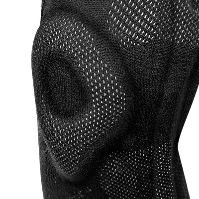 Fivali Compression Football Knee Sleeves-KBF023-11-Black-M