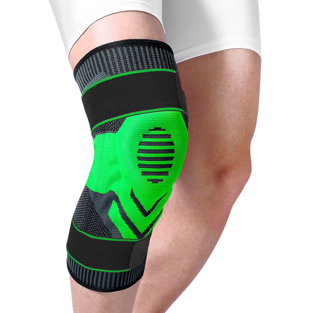 Fivali Adjustable Running Knee Brace for Pain with Gel Pad and Stabilizer - 2 Pack