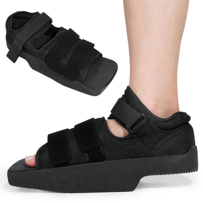 Fivali Ankle Support for Walking-ABF066-02-Black-Rearfoot-S