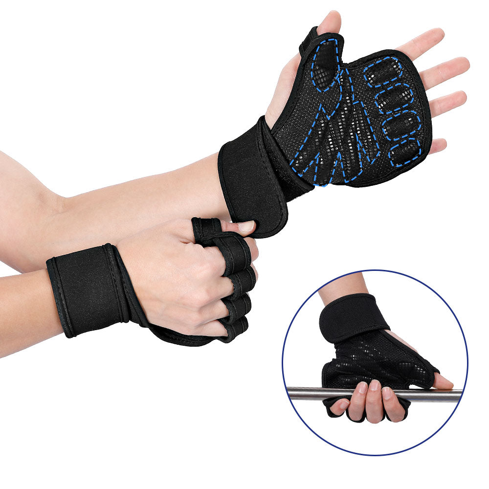 Fivali Wrist Wraps for Fitness-WBF043-02-Black-M