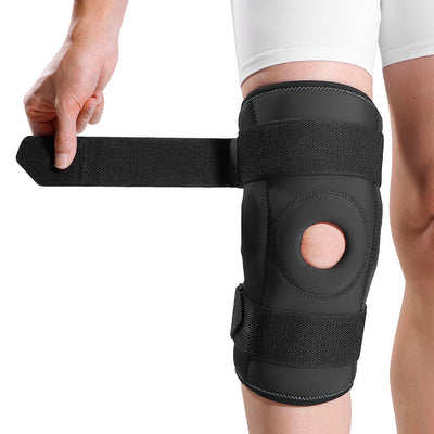 Fivali Hinged Knee Brace-KBF043-01-Black-XL