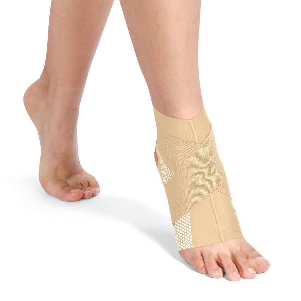 Fivali Ankle Socks-ABF023-Beige-02