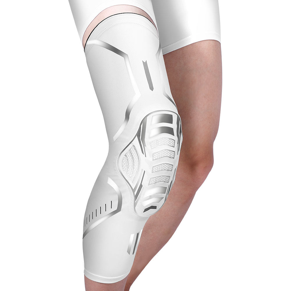 Fivali Football Sport Knee Sleeve with EVA Bumper Pad - 2 Pack