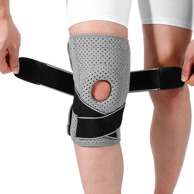 Fivali Compression Knee Brace-KBF051-02-Grey-L
