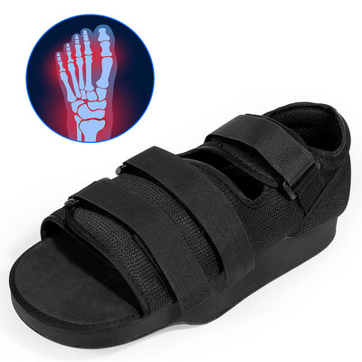 Fivali Ankle Support for Walking-ABF066-02-Black-Forefoot-M