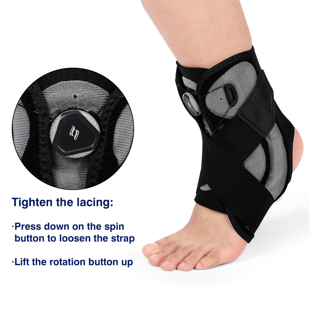 Fivali Ankle Stabilizer for Basketball with Double Springs Support - 1 Pack