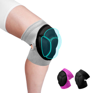 Fivali Basketball Knee Sleeves with Sponge Pad Protection – 2 Pack